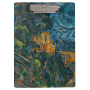 Paul Cezanne - Schloss Noir Klemmbrett