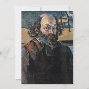 Paul Cezanne - Selbstportrait Einladung