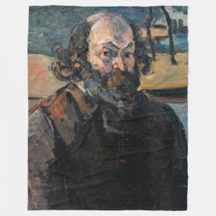 Paul Cezanne - Selbstportrait Fleecedecke