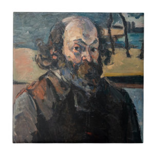 Paul Cezanne - Selbstportrait Fliese