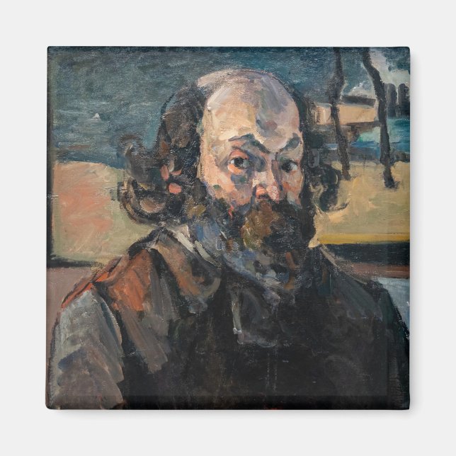 Paul Cezanne - Selbstportrait Magnet (Vorne)