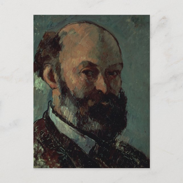 Paul Cezanne | Selbstportrait Postkarte (Vorderseite)
