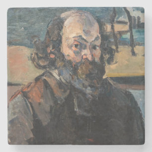 Paul Cezanne - Selbstportrait Steinuntersetzer