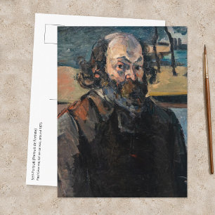 Paul Cezanne - Selbstporträt Postkarte