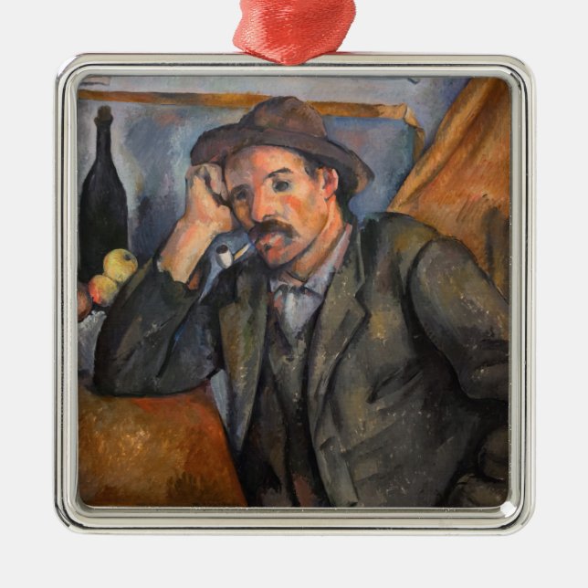 Paul Cezanne - Smoker Ornament Aus Metall (Vorne)