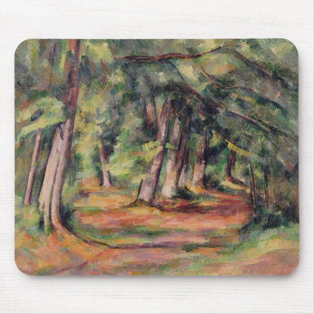 Paul Cezanne | Sous-bois 1890-94 Mousepad (Vorne)