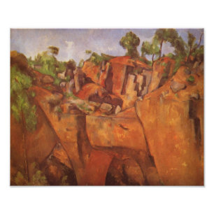 Paul Cezanne Steinbruch Bibemus Fotodruck