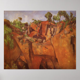 Paul Cezanne Steinbruch Bibemus Poster