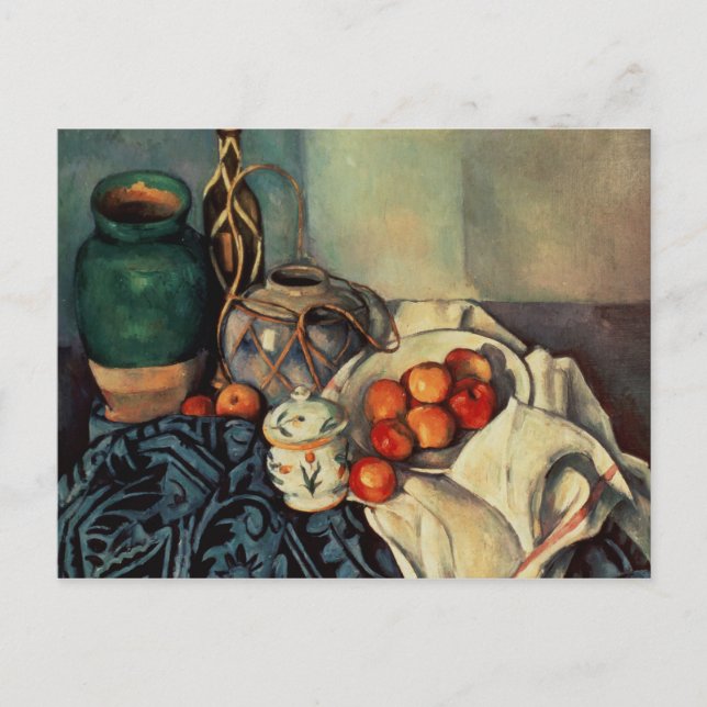 Paul Cezanne | Still Life with Äpfel, 1893-94 Postkarte (Vorderseite)