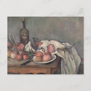 Paul Cezanne   Still Life with Onions, c.1895 Postkarte