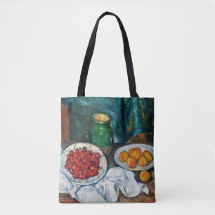Paul Cezanne - Stilleben mit Kirschen und Pfirsich