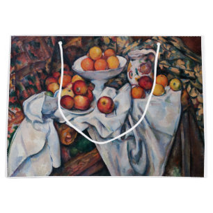 Paul Cezanne - Stillleben, Äpfel und Orange Große Geschenktüte