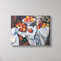 Paul Cezanne - Stillleben, Äpfel und Orange