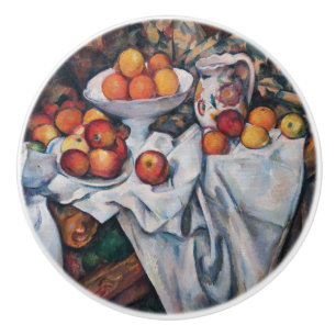 Paul Cezanne - Stillleben, Äpfel und Orangen Keramikknauf