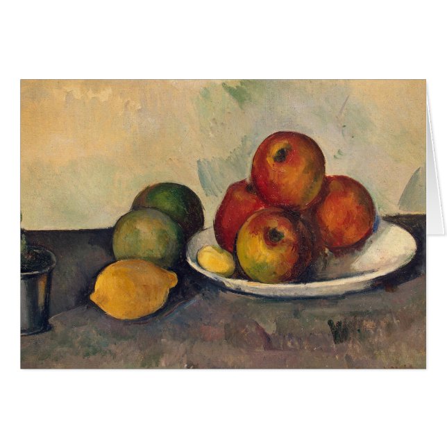 Paul Cezanne | Stillleben mit Äpfeln, c.1890 (Vorderseite (Horizontal))