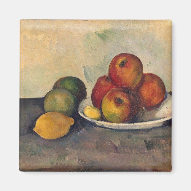 Paul Cezanne | Stillleben mit Äpfeln, c.1890 Magnet (Vorne)
