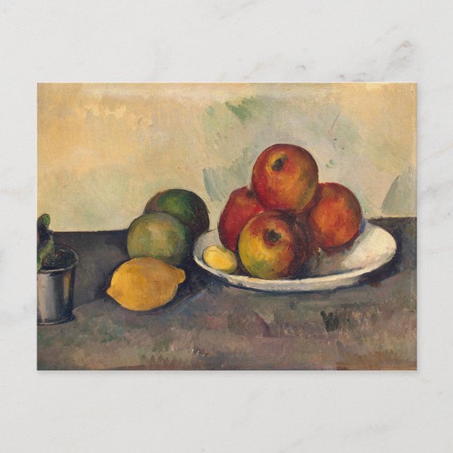 Paul Cezanne | Stillleben mit Äpfeln, c.1890 Postkarte (Vorderseite)