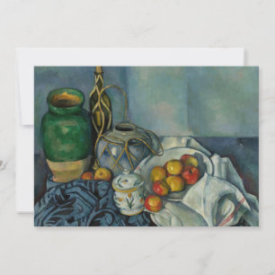 Paul Cezanne - Stillleben mit Äpfeln Dankeskarte