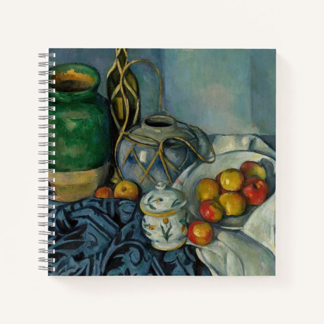Paul Cezanne - Stillleben mit Äpfeln Notizbuch (Vorderseite)