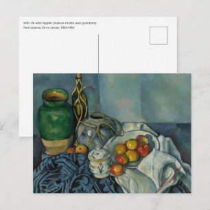 Paul Cezanne - Stillleben mit Äpfeln Postkarte
