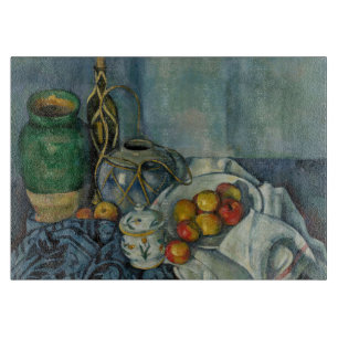 Paul Cezanne - Stillleben mit Äpfeln Schneidebrett