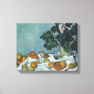 Paul Cezanne - Stillleben mit Äpfeln und einem Pot Leinwanddruck