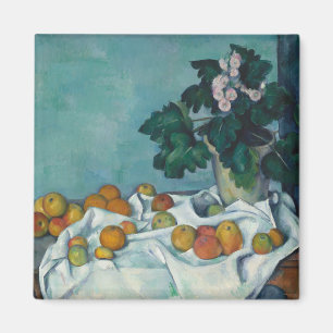 Paul Cezanne Stillleben mit Äpfeln und einem T Magnet