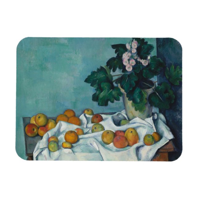 Paul Cezanne | Stillleben mit Äpfeln und einem Töp Magnet (Horizontal)