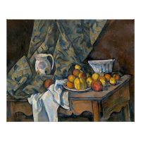Paul Cezanne | Stillleben mit Äpfeln und Pfirsiche