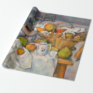 Paul Cezanne - Stillleben mit Basket Geschenkpapier
