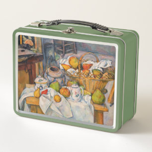 Paul Cezanne - Stillleben mit Basket Metall Brotdose