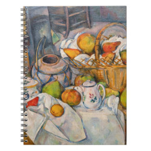 Paul Cezanne - Stillleben mit Basket Notizblock