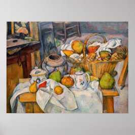 Paul Cezanne - Stillleben mit Basket Poster