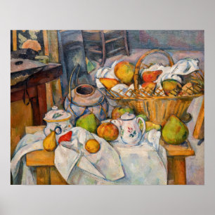 Paul Cezanne - Stillleben mit Basket Poster