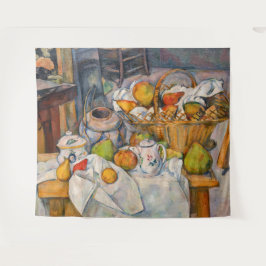 Paul Cezanne - Stillleben mit Basket Wandteppich