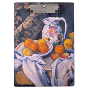 Paul Cezanne - Stillleben mit einem Vorhang Klemmbrett