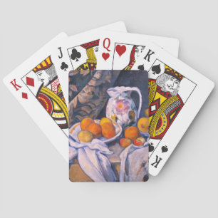 Paul Cezanne - Stillleben mit einem Vorhang Spielkarten