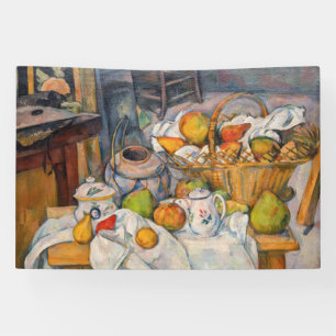 Paul Cezanne - Stillleben mit Korb Banner