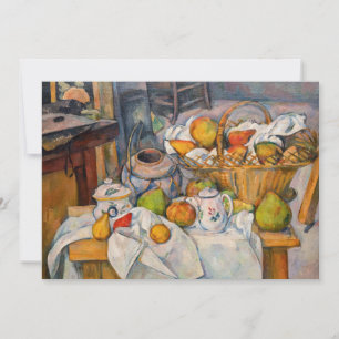 Paul Cezanne - Stillleben mit Korb Dankeskarte