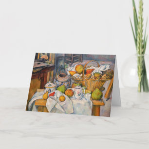 Paul Cezanne - Stillleben mit Korb Karte