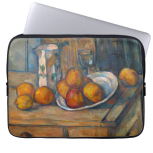 Paul Cezanne - Stillleben mit Milchkrug und Frücht Laptopschutzhülle