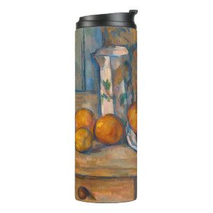 Paul Cezanne - Stillleben mit Milchkrug und Frücht Thermosbecher