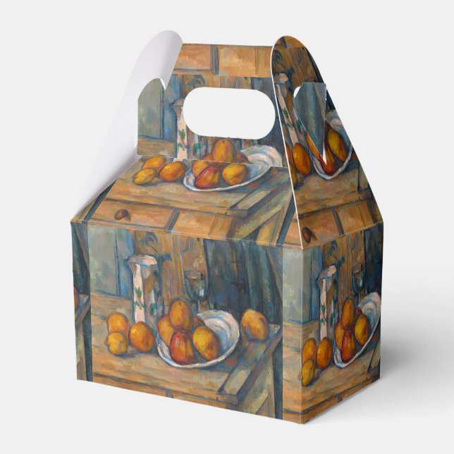 Paul Cezanne - Stillleben mit Milchsaft und Obst Geschenkschachtel (Vorderseite)
