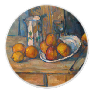 Paul Cezanne - Stillleben mit Milchsaft und Obst Keramikknauf