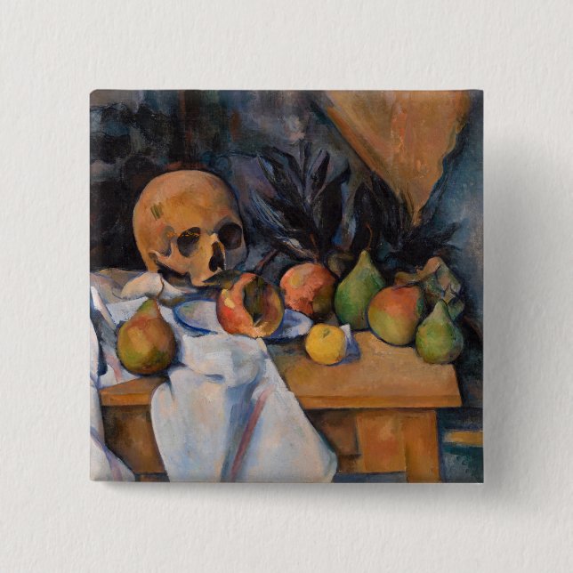 Paul Cezanne - Stillleben mit Skull Button (Vorderseite)