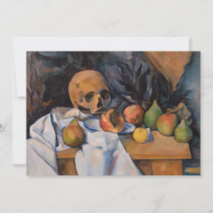 Paul Cezanne - Stillleben mit Skull Dankeskarte