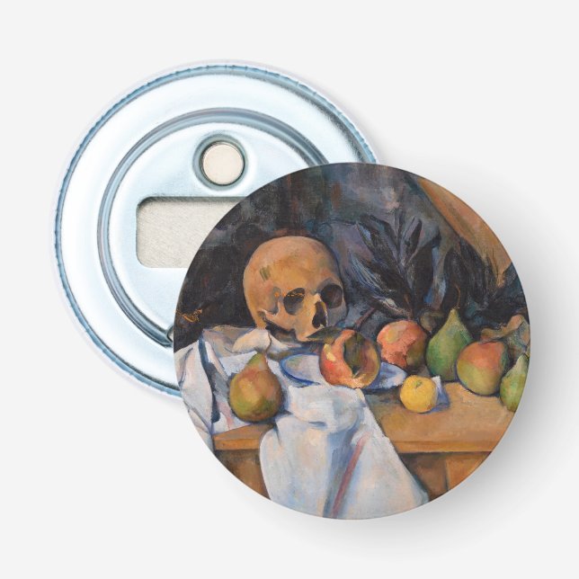 Paul Cezanne - Stillleben mit Skull Flaschenöffner (Vorderseite)