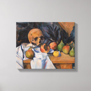 Paul Cezanne - Stillleben mit Skull Leinwanddruck