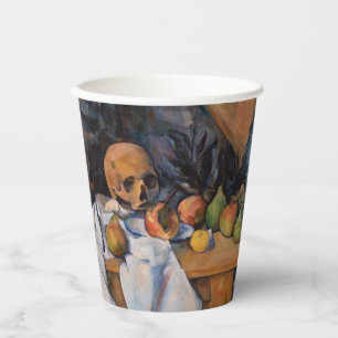 Paul Cezanne - Stillleben mit Skull Pappbecher