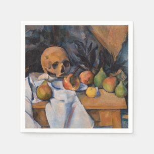 Paul Cezanne - Stillleben mit Skull Serviette